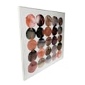 Miniatyrbillede 3 af 3: Wall art WALLY 60x60cm, brown abstract circles