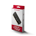 Miniatyrbillede 7 af 7: AXAGON, PCI-Express x16 adapter med køler til tilslutning af et NVMe M.2 SSD-drev til en computer, PCEM2-XS