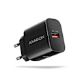 Miniatyrbillede 1 af 7: AXAGON, Vægoplader 1x port USB-A, QC3.0/AFC/FCP/Apple, 18W, ACU-QC18