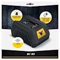 Miniatyrbilde 2 av 2: MoWox, hurtiglader 4A, 200W, egnet for Mowox 40V Li-Ion-batteri, BC 85