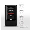 Miniatyrbilde 4 av 7: AXAGON, dobbel vegglader 240V/2x USB-port QC3.0/AFC/FCP og 5V-1.2A, 24W, ACU-QS24