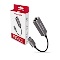 Miniatyrbild 6 av 6: AXAGON, ADE-TR Kompakt aluminium USB 3.2 Gen 1 Gigabit Ethernet 10/100/1000Mbit adapter med automatisk installation