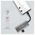 Miniatyrbild 9 av 11: AXAGON, SuperSpeed ​​USB-C 10 Gbps SPEEDSTER 4 Hub, HMC-4G2