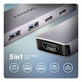 Miniatyrbilde 2 av 6: AXAGON, USB-C 5 Gbps 5-i-1-hub, HMC-5H60