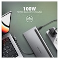 Miniatyrbilde 8 av 10: AXAGON, USB-C 5 Gbps TRIPLE 4K DISPLAY 11in1 Hub, HMC-4KX3