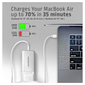 Miniatyrbilde 8 av 8: AXAGON, GaN vegglader 3x port (USB-A + 2x USB-C), PD3.0/PPS/QC4+/SFC2.0/AFC/SCP/FCP/Apple, 65W, ACU-DPQ65W