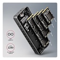 Pikkukuva 9 / 10: AXAGON, USB-C 20 Gbps - M.2 NVMe SSD ARMOREED Box, EEM2-20G