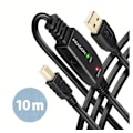 Miniatyrbilde 1 av 6: AXAGON, USB Type A - USB Type B, USB repeaterkabel, 10 m, ADR-210B
