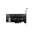 Miniatyrbilde 6 av 9: AXAGON, PCI-Express x4-adapter for å koble opptil to M.2-disker til en datamaskin, PCEM2-D