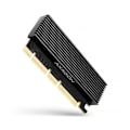Miniatyrbilde 1 av 7: AXAGON, PCI-Express x16-adapter med kjøler for tilkobling av en NVMe M.2 SSD-stasjon til en datamaskin, PCEM2-XS