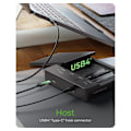 Miniatyrbillede 6 af 6: Raidsonic, 4-Bays USB4 Duplikator (1:3 klon) til NVMe M.2 SSD, IB-4013MCL-C4
