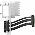 Miniatyrbild 3 av 6: PC-fodral, Fractal Design Flex 2 PCIe 4.0 x16 Vit, fäste + förlängningskabel (w