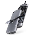 Miniatyrbillede 1 af 9: AXAGON, SuperSpeed ​​USB-C Combo 6i1 Hub, HMC-6M2