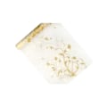 Miniatyrbillede 2 af 5: Organza med gyldent print