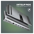 Miniatyrbilde 9 av 10: AXAGON, USB-C 5 Gbps TRIPLE 4K DISPLAY 11in1 Hub, HMC-4KX3