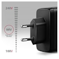 Pikkukuva 3 / 7: AXAGON, GaN-seinälaturi, 3x portti (USB-A + 2x USB-C), PD3.0/PPS/QC4+/SFC2.0/AFC/SCP/FCP/Apple, 100 W, ACU-DPQ100