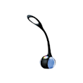 Miniatyrbillede 1 af 3: Platinet skrivebordslampe PDL20 7W 2i1, sort (43735)