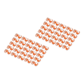 Miniatyrbilde 2 av 6: Digitus, Patch-kabelklemmer, Fargeklemmer for Patch-kabel, A-CC-O