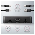 Miniatyrbilde 7 av 8: AXAGON, USB-C 3.2 Gen2 - 2x NVMe CLONE DUAL SDD Dock Station, ADSA-M2C
