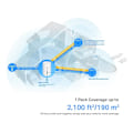 Miniatyrbillede 7 af 8: TP-LINK, 4G+ AX1500 Whole Home Mesh Wi-Fi 6 Router, Deco X10-4G (1-pack)