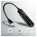 Miniatyrbillede 2 af 7: AXAGON, USB-A 5 Gbps SLIM-adapter til 2,5" SSD/HDD, ADSA-FP2A