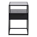 Miniatyrbillede 2 af 6: Natbord RANDOLF 40x35xH60cm, sort