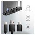 Miniatyrbilde 6 av 11: AXAGON, ekstern USB-C 3.2 Gen 2 metallboks for M.2 NVMe & SATA SSD-disker, EEM2-SG2