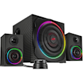 Miniatyrbillede 1 af 5: Speedlink højttalere Gravity Carbon RGB 2.1 (SL-830100-BK)