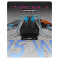 Miniatyrbillede 3 af 7: Raidsonic, 20-i-1 USB HUB med strømforsyning, tænd/sluk-knap og monteringsbeslag, IB-HUB1720-U3
