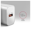 Miniatyrbillede 2 af 7: AXAGON, Vægoplader 1x port USB-A, QC3.0/AFC/FCP/Apple, 18W, ACU-QC18W