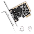 Pikkukuva 3 / 6: AXAGON, Gigabit Ethernet PCI-Express verkkokortti todistetulla Realtek-piirisarjaversiolla, PCEE-GRF