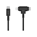 Pikkukuva 1 / 3: Hyper, HyperJuice Silicone USB-C - USB-C ja Lightning Hybrid 60 W -kaapeli