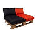 Miniatyrbillede 3 af 3: Pude MR. BIG 60x80xH16cm, orange