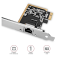 Miniatyrbillede 2 af 6: AXAGON, Gigabit Ethernet PCI-Express netværkskort med gennemprøvet Realtek chipset version, PCEE-GRF