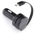 Miniatyrbild 2 av 5: Platinet billaddare 1xUSB 2,4A + USB-C-kabel (44652)