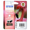 Miniatyrbillede 1 af 2: Epson T0870 Pink Flamingo Gloss Optimizer