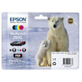 Miniatyrbillede 1 af 4: EPSON Multipack T2636 XL - Isbjørn - Sort, Cyan, Gul, Magenta (C13T26364010)