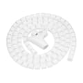 Miniatyrbild 1 av 2: Flexible Organizer Cable Protector Cord Storage White 1.5 m * 16 mm