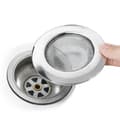 Miniatyrbillede 1 af 6: 3-pak - Filter Ø8 / Hårfanger til afløb og vask - Opsamler snavs Silver silver