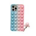 Miniatyrbild 1 av 2: Multicolor Silicone Case for iPhone X/XS - Pink