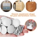 Miniatyrbild 5 av 5: 24-pack Vintage Cabinet Knobs - Antique Kitchen Knobs - 30mm Round Furniture Knobs - White