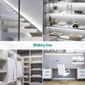 Neon LED-list, 12V, 5m, vit, dimbar, 6000K, vattentät, flexibel silikon för utomhusbruk