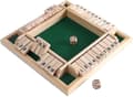 Deluxe 4-Player Shut The Box Wooden Board Game Classic Dice Game