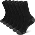 6 Pairs Men's Socks - Regular Socks - Seamless Socks - Size 39-47 - Premium Cotton Regular Socks - Medium Thickness - Men's Socks - Black