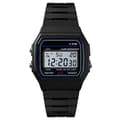 HONHX digitalt armbandsur med svart silikonrem