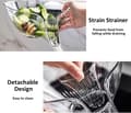 Miniatyrbild 4 av 5: Multifunctional Drainage Basket Fruit Vegetable Washing Filter Colander Sink Strainer 23x12cm-FY-