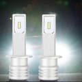 Miniatyrbillede 5 af 5: 2 stk. 72W 6000K 12-24V Universal Hvid LED-pære til bil til H1 Tågelygte med dekoder 26s