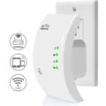 WiFi-repeater/förstärkare, 300 Mbps WiFi, täckning upp till 200 m², vit