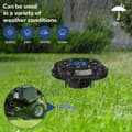 Miniatyrbild 4 av 4: Solar Light Outdoor 12LED 7 Colors Solar Panel IP65 Waterproof Ground Lamp Lawn Garden 4-pack