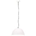 Miniatyrbillede 4 af 4: Pendellampe vintage industriel stil 25 W hvid rund 41 cm E27